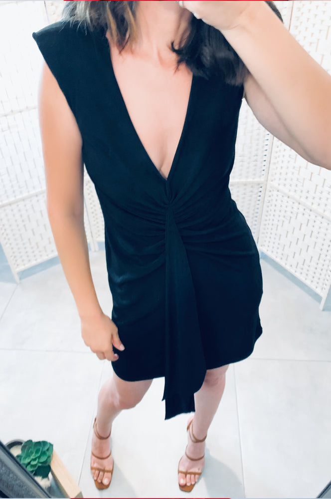 שמלת פלור | שחור